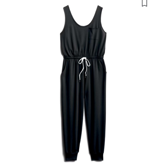 Gilli Tony Black knit jumpsuit in 1x - Picture 1 of 11